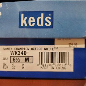 Keds - White, Women's size 6.5.